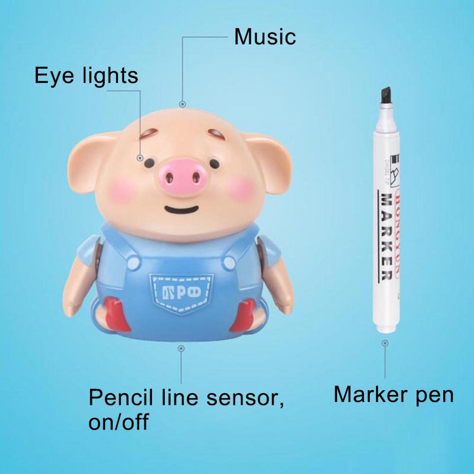 Educational Creative Pen Inductive Toy Pig