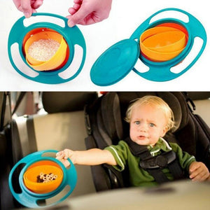 360 Rotating Spill-Proof Baby Feeding Bowl