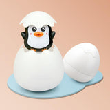 Bathroom Sprinkling Egg Floating Duck Penguin Spraying Water Toys