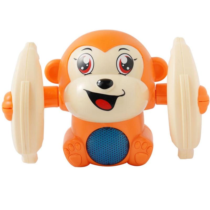 Baby Voice Control Rolling Little Monkey Toy