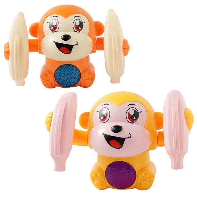 Baby Voice Control Rolling Little Monkey Toy