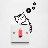 Baby Room Decor Cat Dog 3D Reusable Wall Sticker